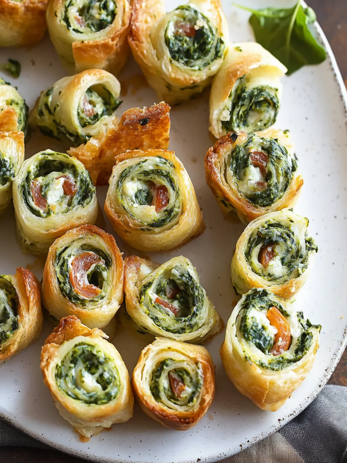 Easy Spinach Dip in Bite-Sized Pinwheels for Fun Appetizers 4 Easy Spinach Dip in Bite-Sized Pinwheels