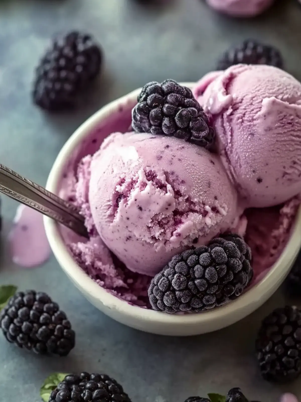 Homemade Fresh Blackberry Ice Cream: A Summer Treat to Savor 3 Homemade Fresh Blackberry Ice Cream