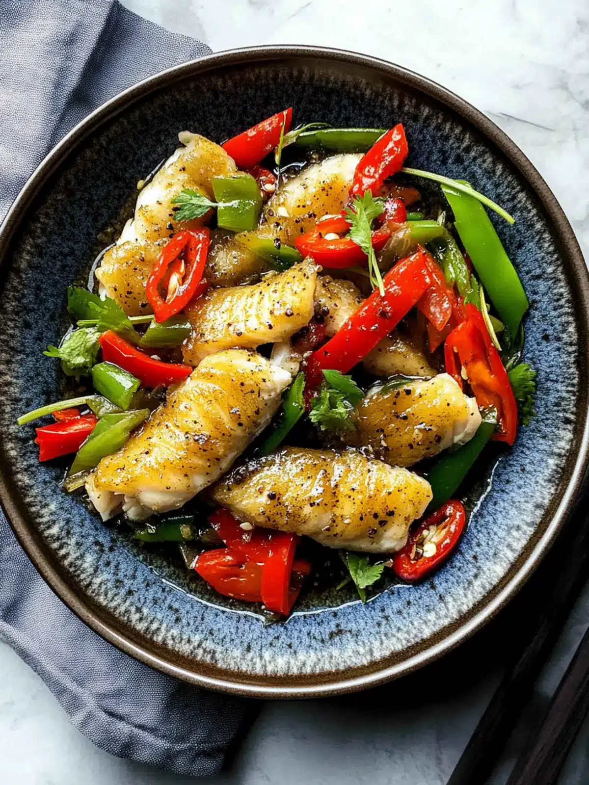 Bold and Zesty Chinese Black Pepper Fish Stir-Fry at Home 5 Chinese Black Pepper Fish