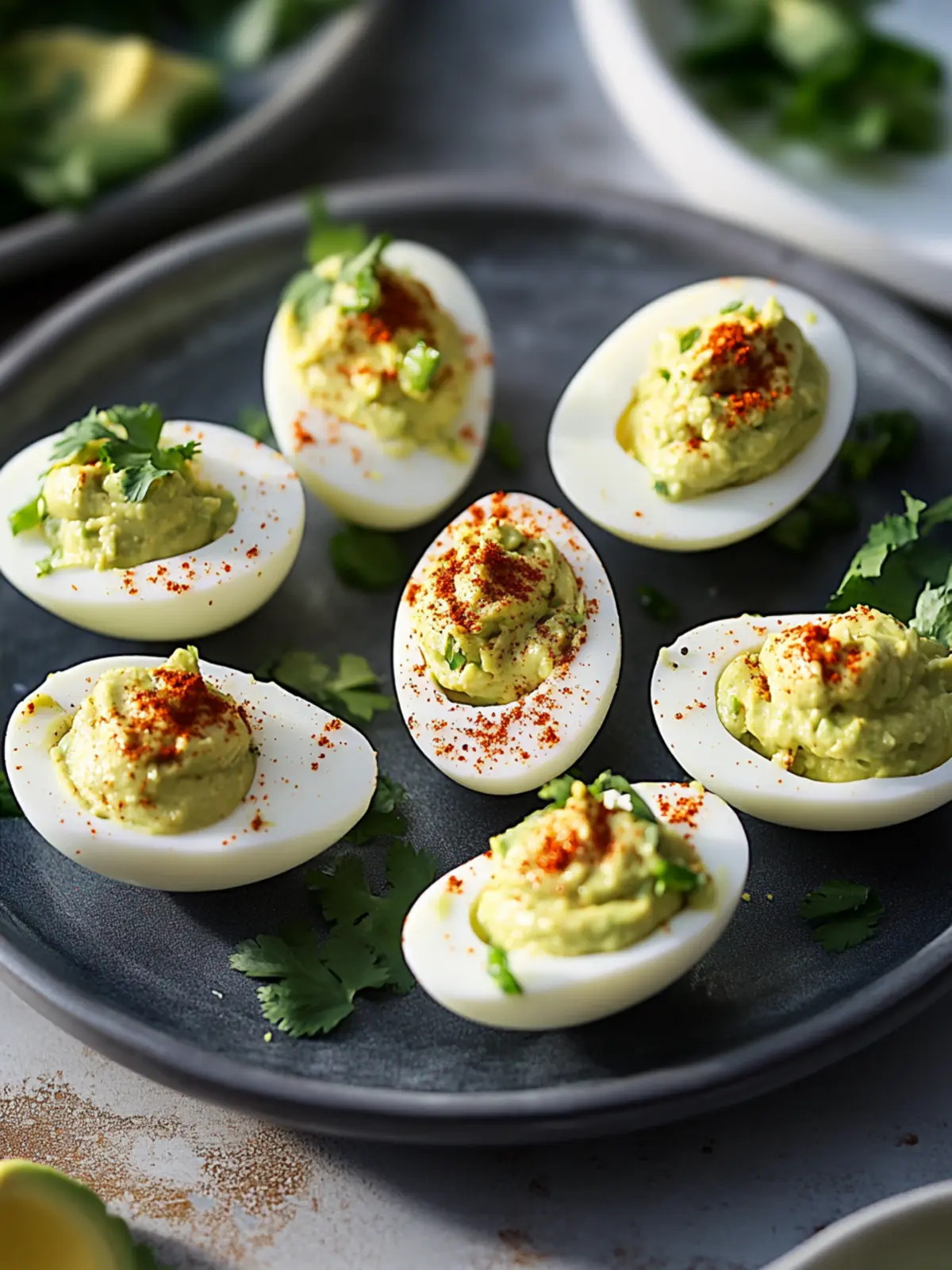 Delicious Avocado Deviled Eggs for a Creamy Twist 4 Avocado Deviled Eggs