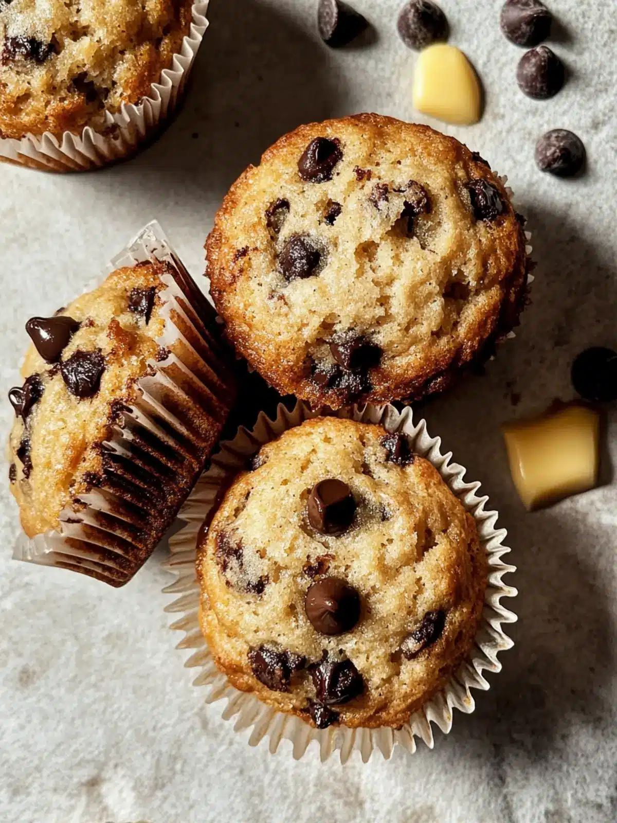 Bakery-Style Brown Butter Chocolate Chip Muffins You’ll Love 2 Bakery-Style Brown Butter Chocolate Chip Muffins