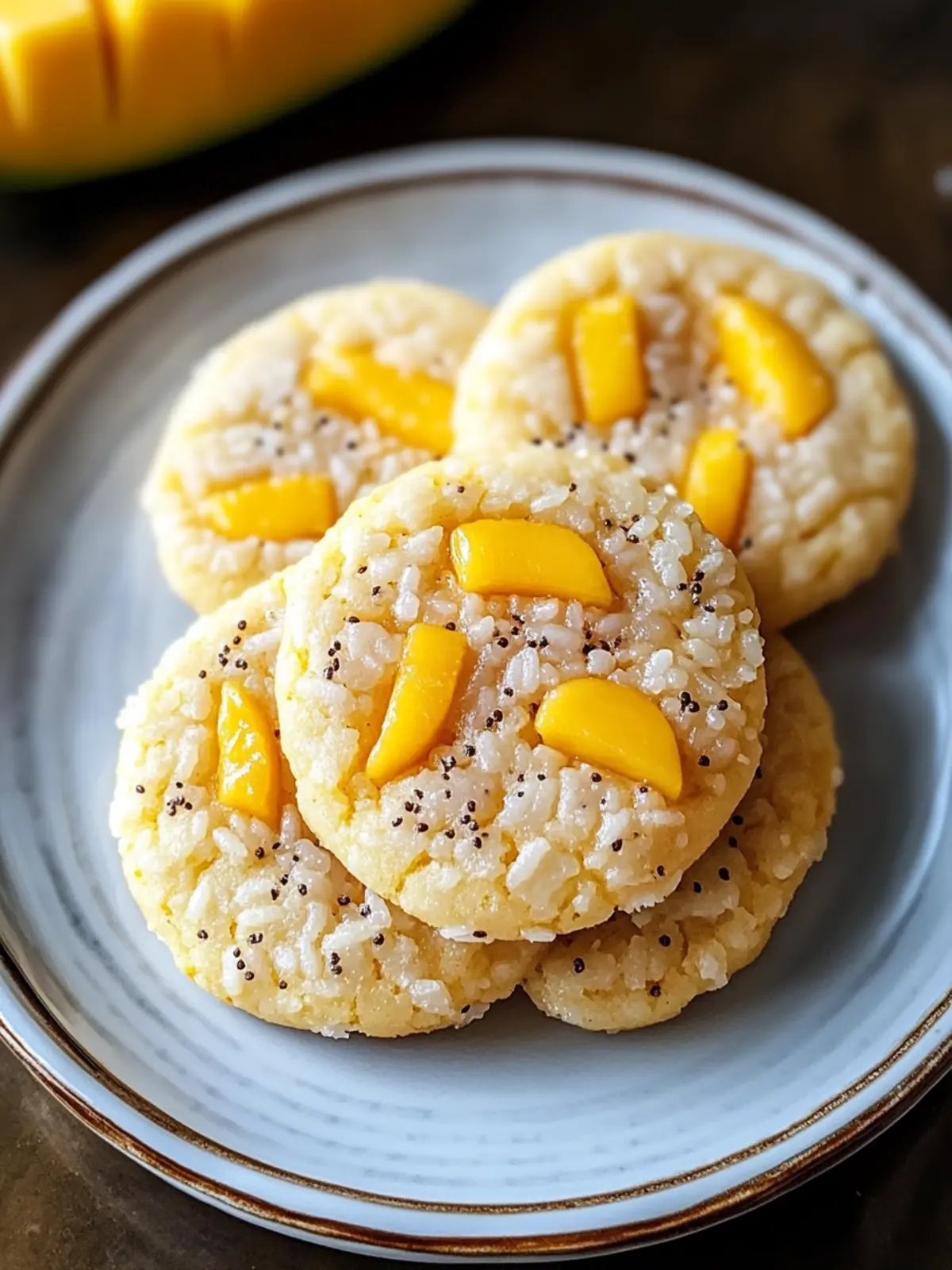 Mango Sticky Rice Cookies Beyond Dessert: A Tropical Treat 3 Mango Sticky Rice Cookies Beyond Dessert