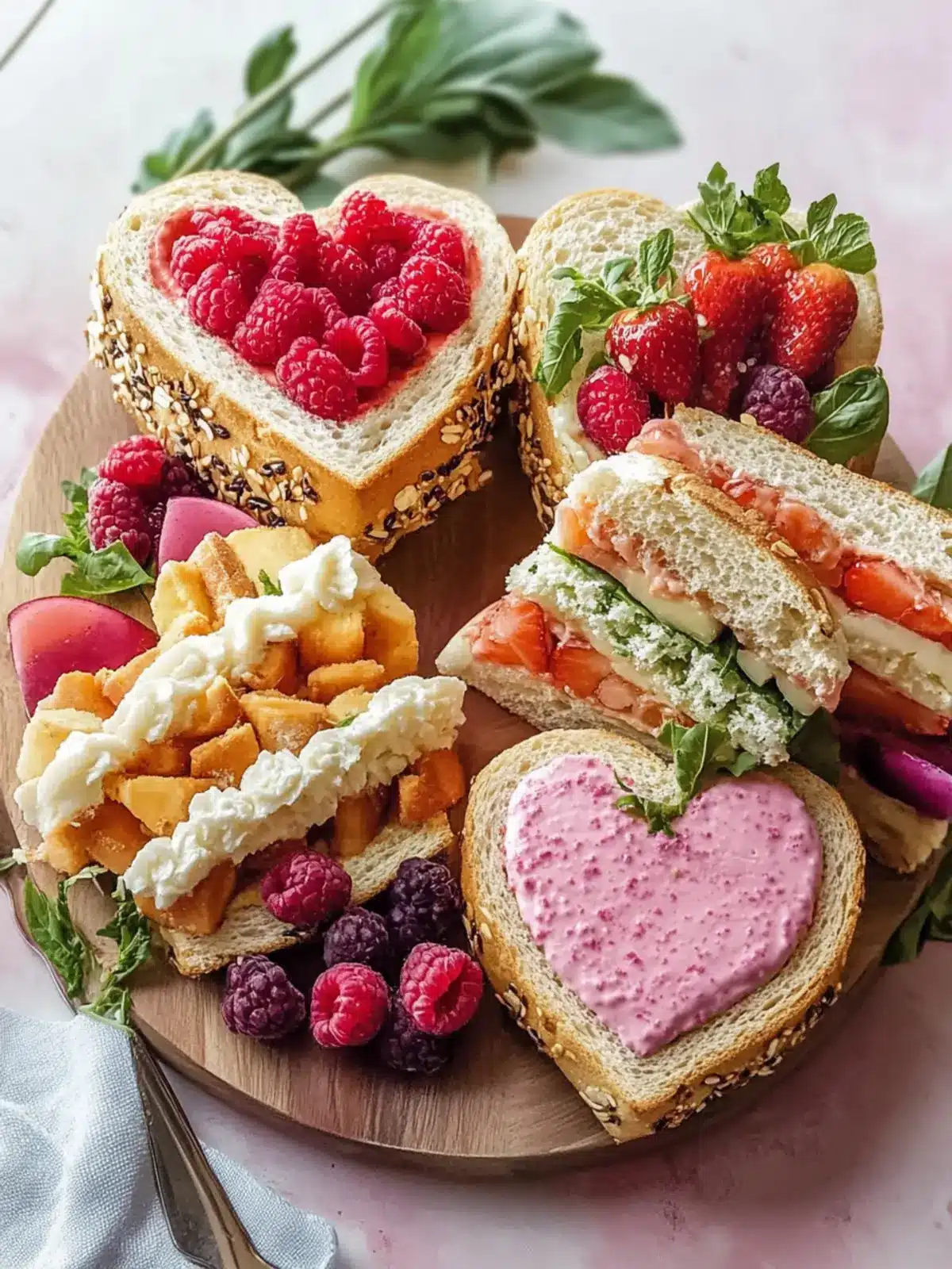 Perfect Galentines Heart-Shaped Tea Sandwich Board You'll Adore 5 Perfect Galentines Heart-Shaped Tea Sandwich Board