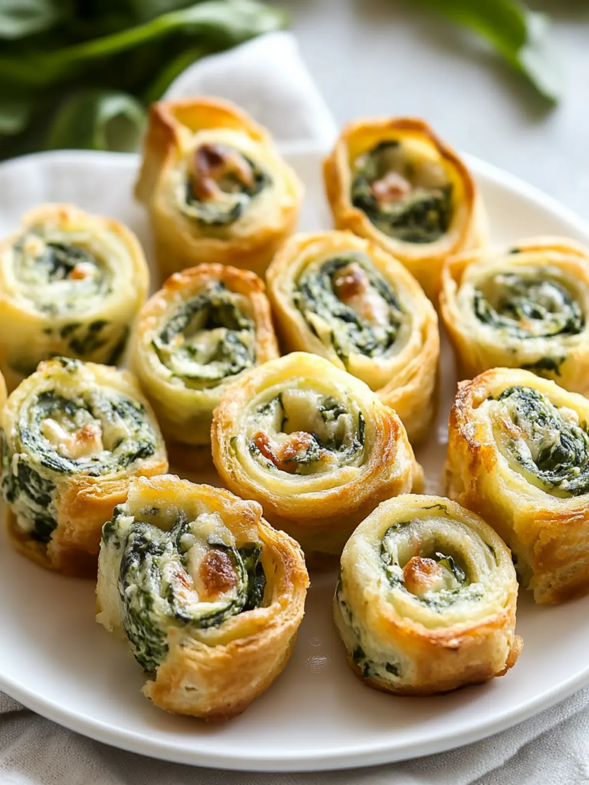 Easy Spinach Dip in Bite-Sized Pinwheels for Fun Appetizers 5 Easy Spinach Dip in Bite-Sized Pinwheels