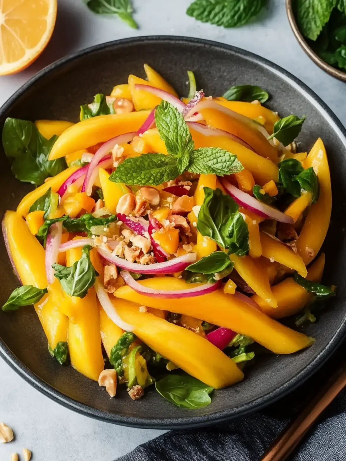 Fresh Thai Mango Salad: A Zesty Twist on Healthy Eating 4 Fresh Thai Mango Salad