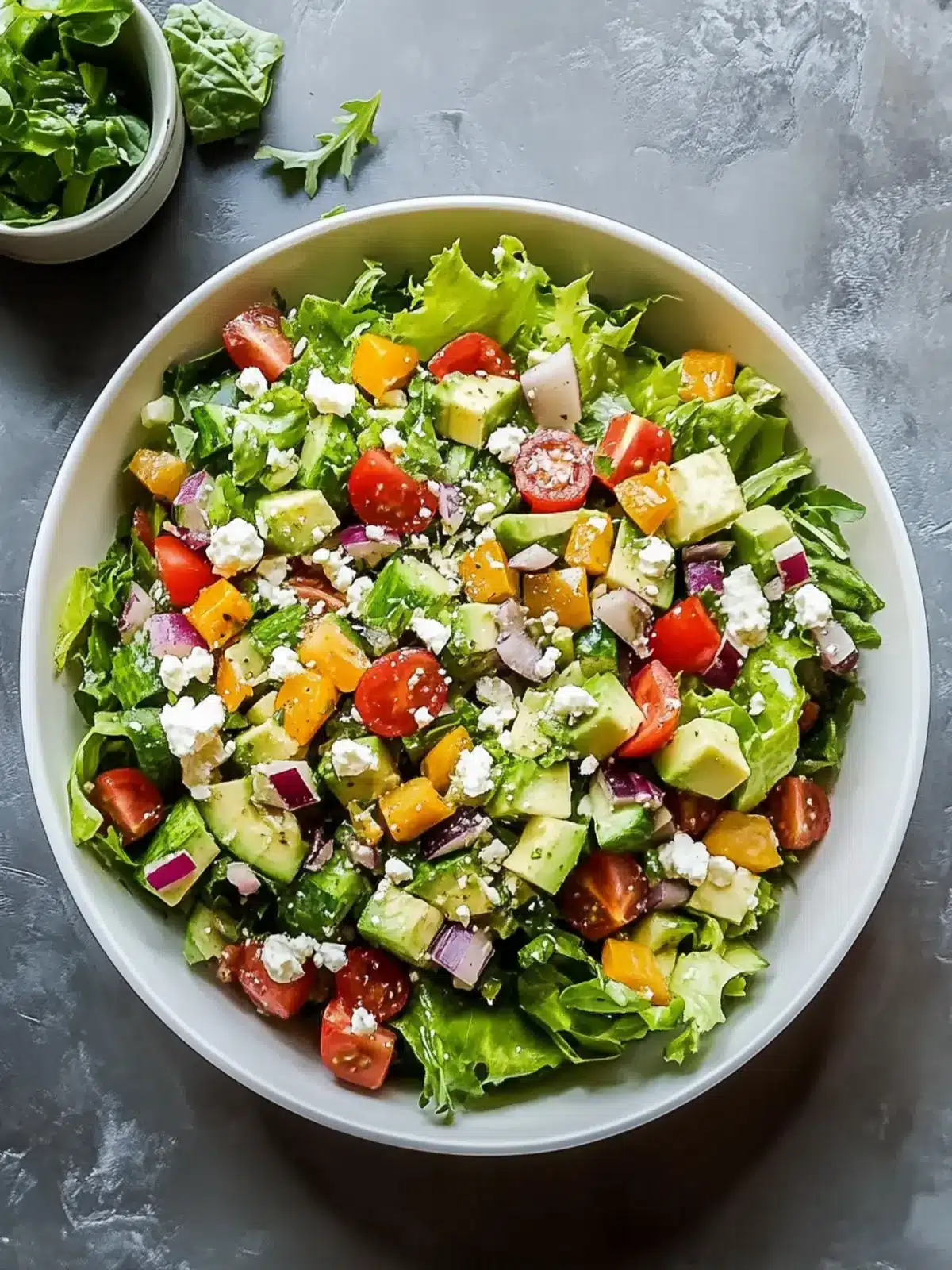 Fresh Chopped Salad with Zesty Lemon-Basil Dressing 3 Chopped Salad