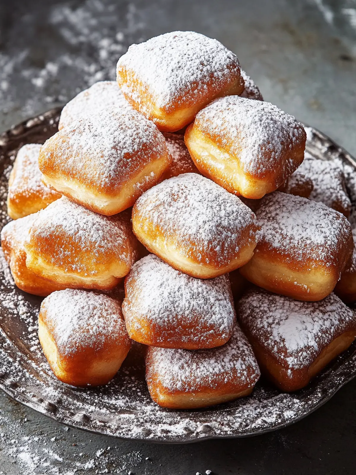 Delicious New Orleans-Style Beignets: Light, Fluffy, Irresistible 2 New Orleans-Style Beignets