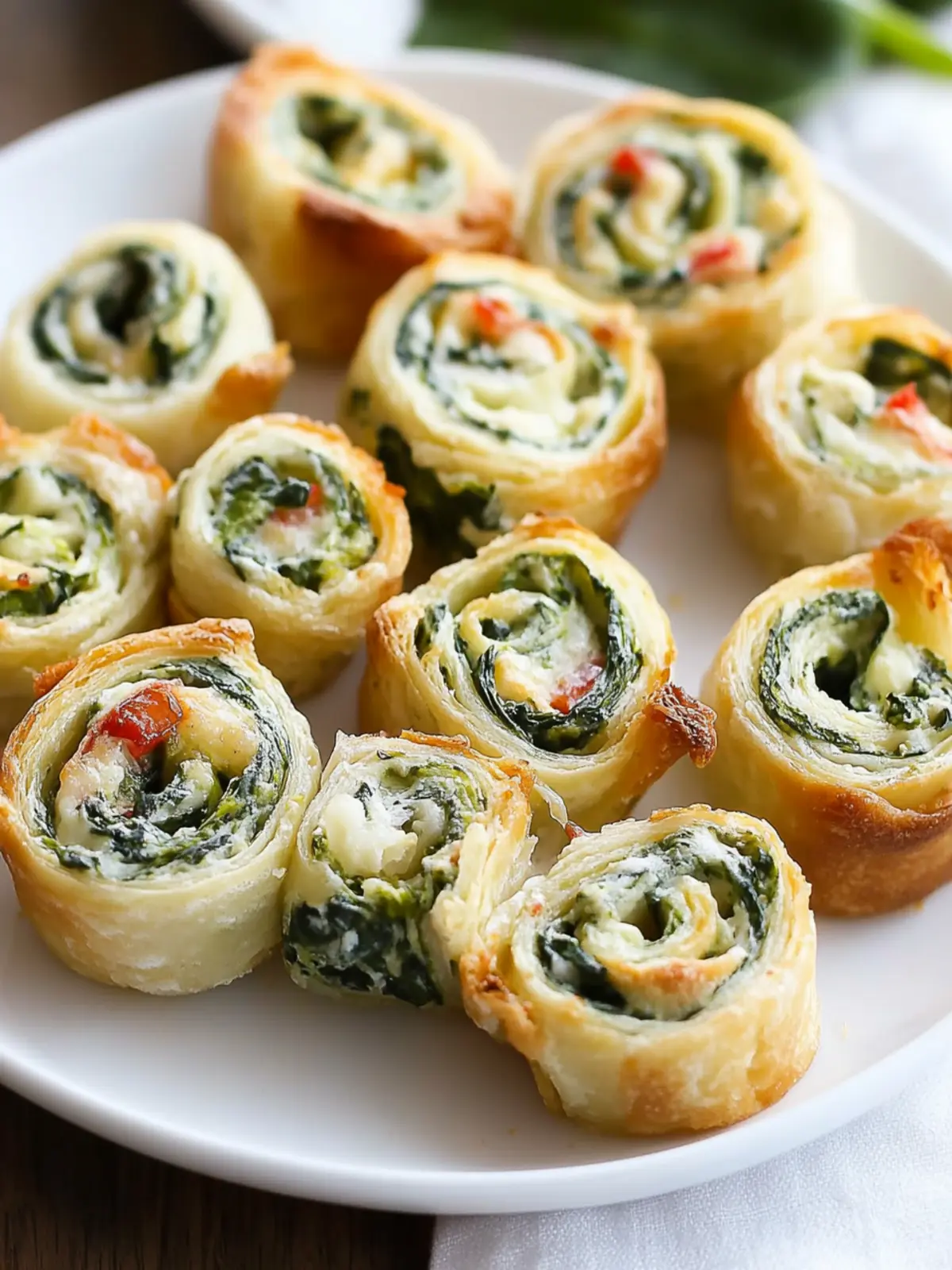 Easy Spinach Dip in Bite-Sized Pinwheels for Fun Appetizers 3 Easy Spinach Dip in Bite-Sized Pinwheels