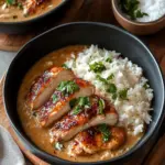 Sweet & Savory Chicken with Spicy Carbonara Brothy Rice Bliss 9 Sweet & Savory Chicken with Spicy Carbonara Brothy Rice