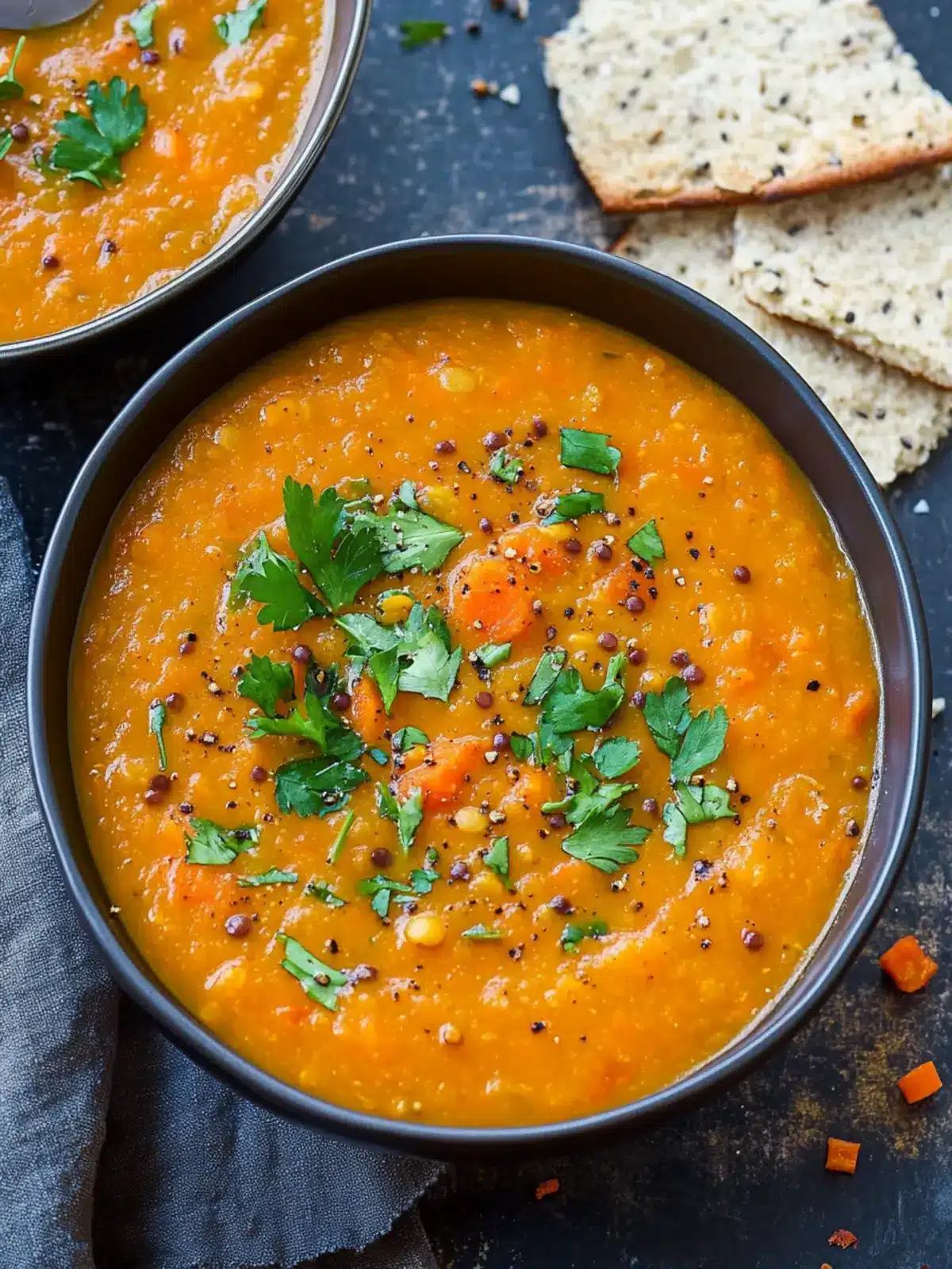 Cozy Up with Spiced Carrot and Lentil Soup Delight 3 Spiced Carrot and Lentil Soup