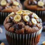 Decadent Chocolate Peanut Butter Banana Muffins You’ll Love 10 Chocolate Peanut Butter Banana Muffins