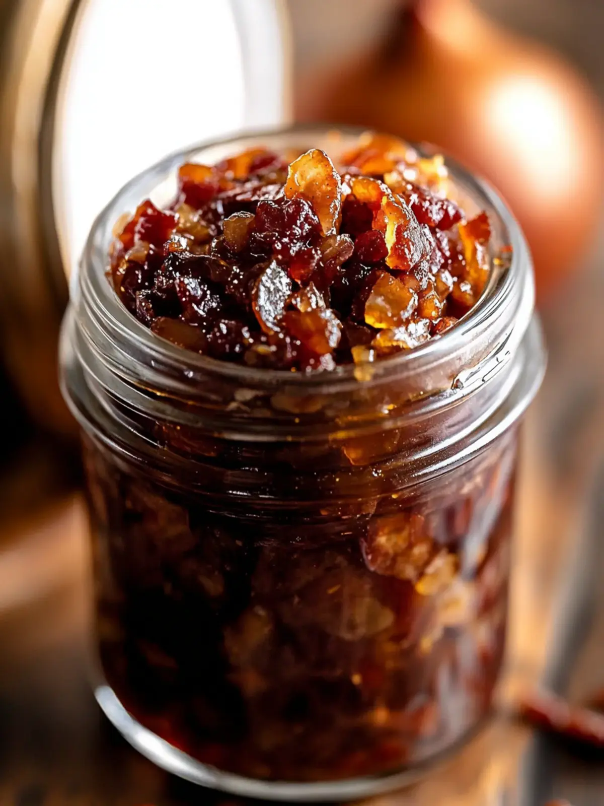 Bacon Onion Jam With Bourbon & Maple Syrup: A Savory Delight 3 Bacon Onion Jam With Bourbon & Maple Syrup