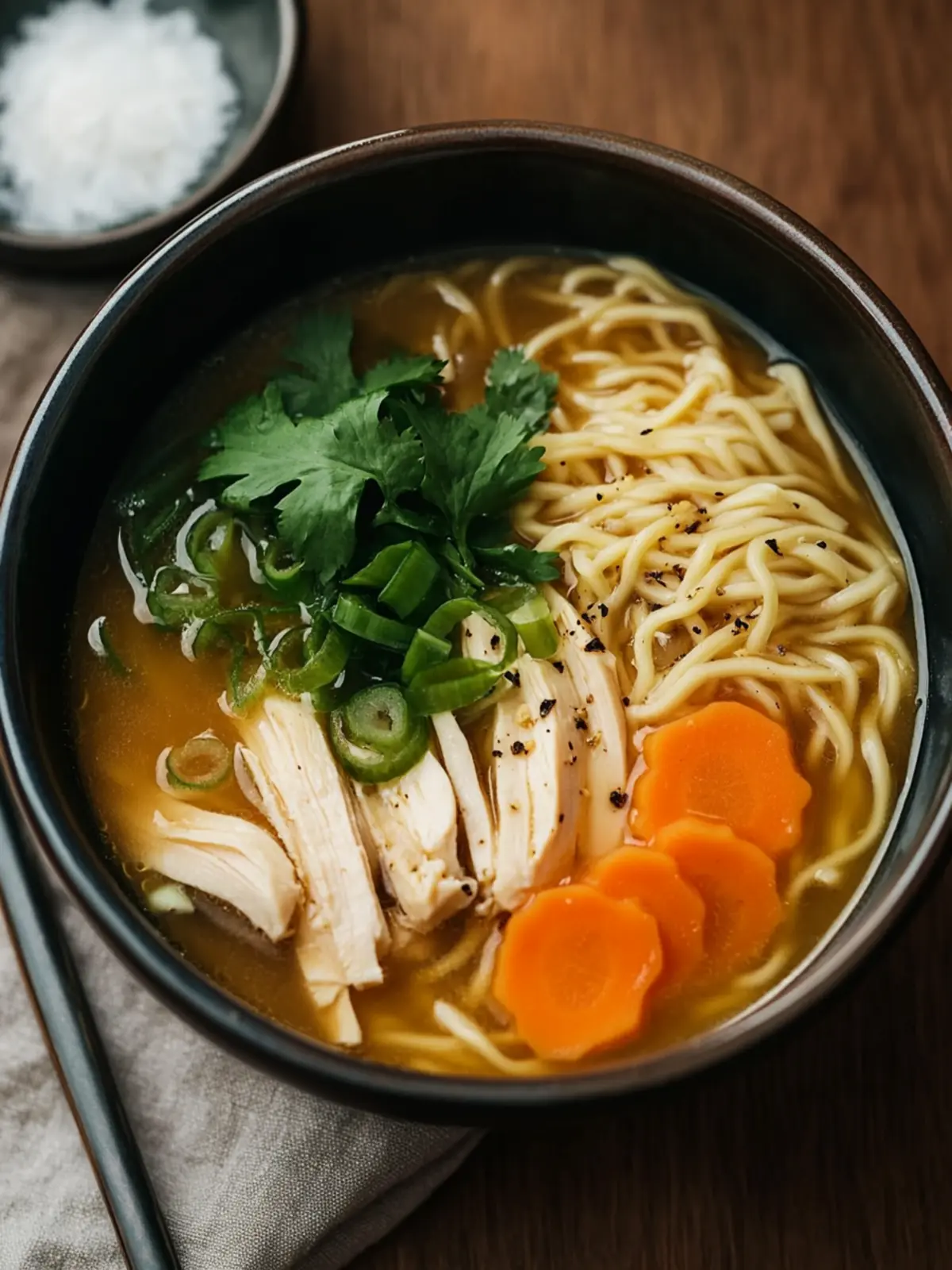 Savory Chicken Miso Noodle Soup Ready in Under 45 Minutes 4 Chicken Miso Noodle Soup