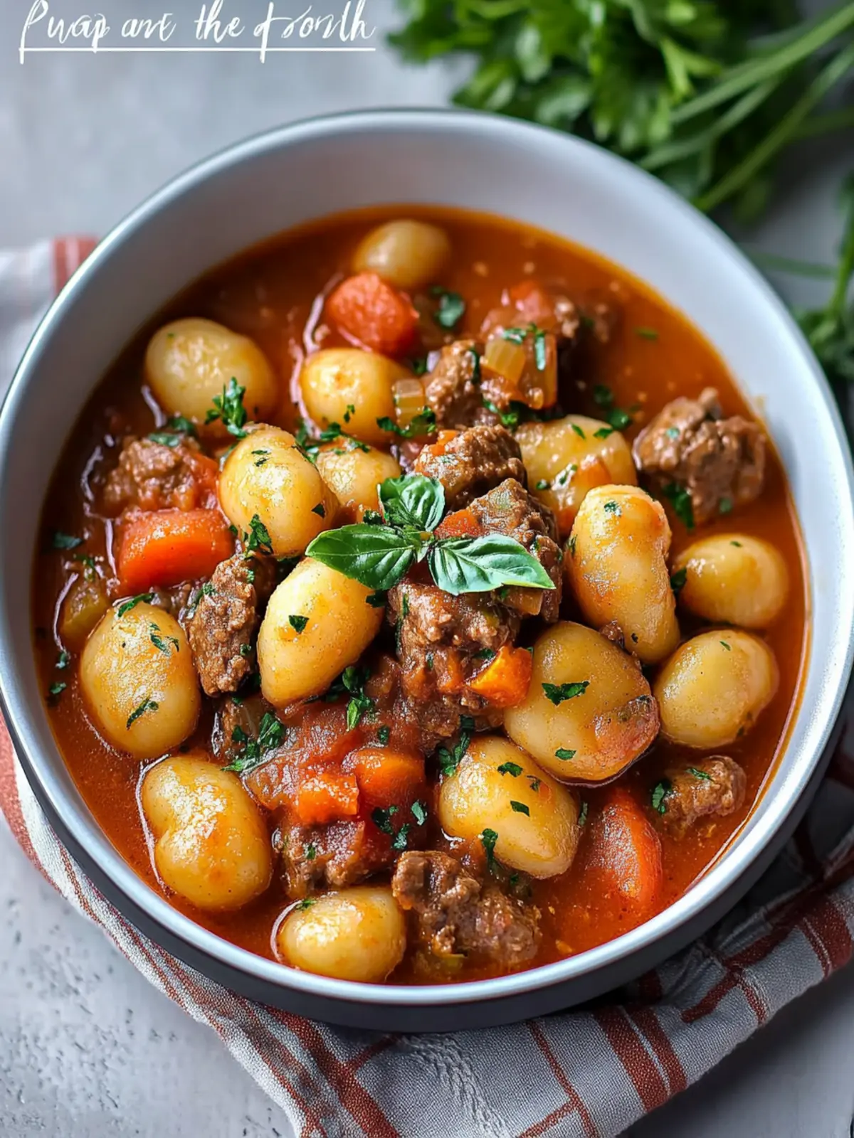 Comforting Potato Gnocchi Beef Stew for Cozy Nights 3 Potato Gnocchi Beef Stew