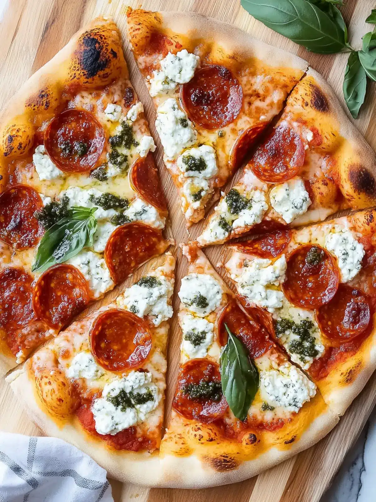 Savor the Ultimate Hot Honey Pepperoni Ricotta Pizza Delight 4 Hot Honey Pepperoni Ricotta Pizza