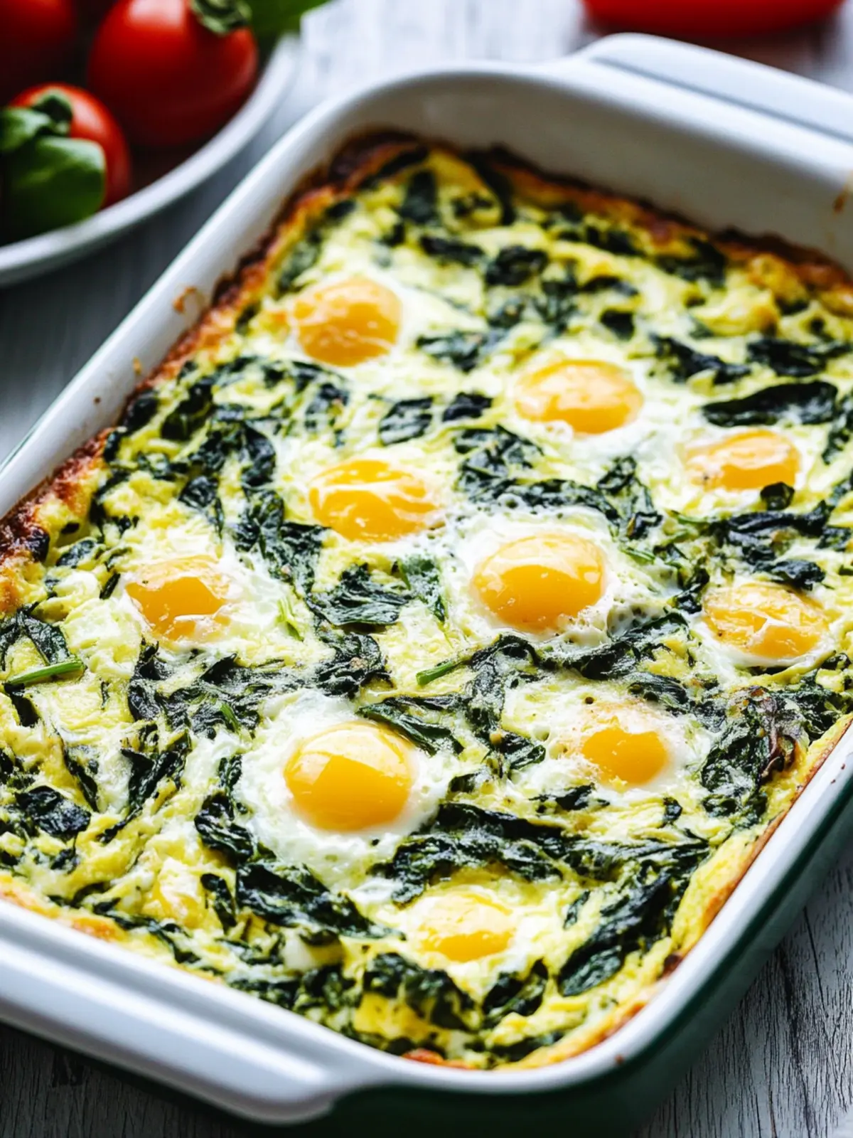 Delicious Spinach and Mozzarella Egg Bake to Brighten Mornings 5 Spinach and Mozzarella Egg Bake