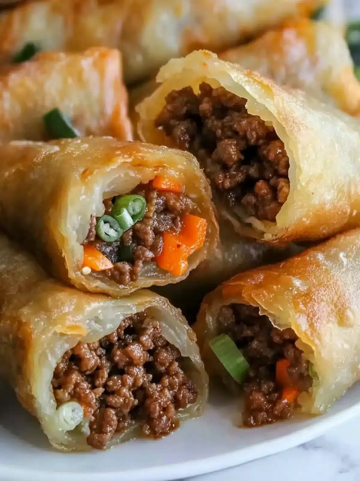 Delicious Korean Ground Beef Egg Rolls You Must Try Today 2 Korean Ground Beef Egg Rolls