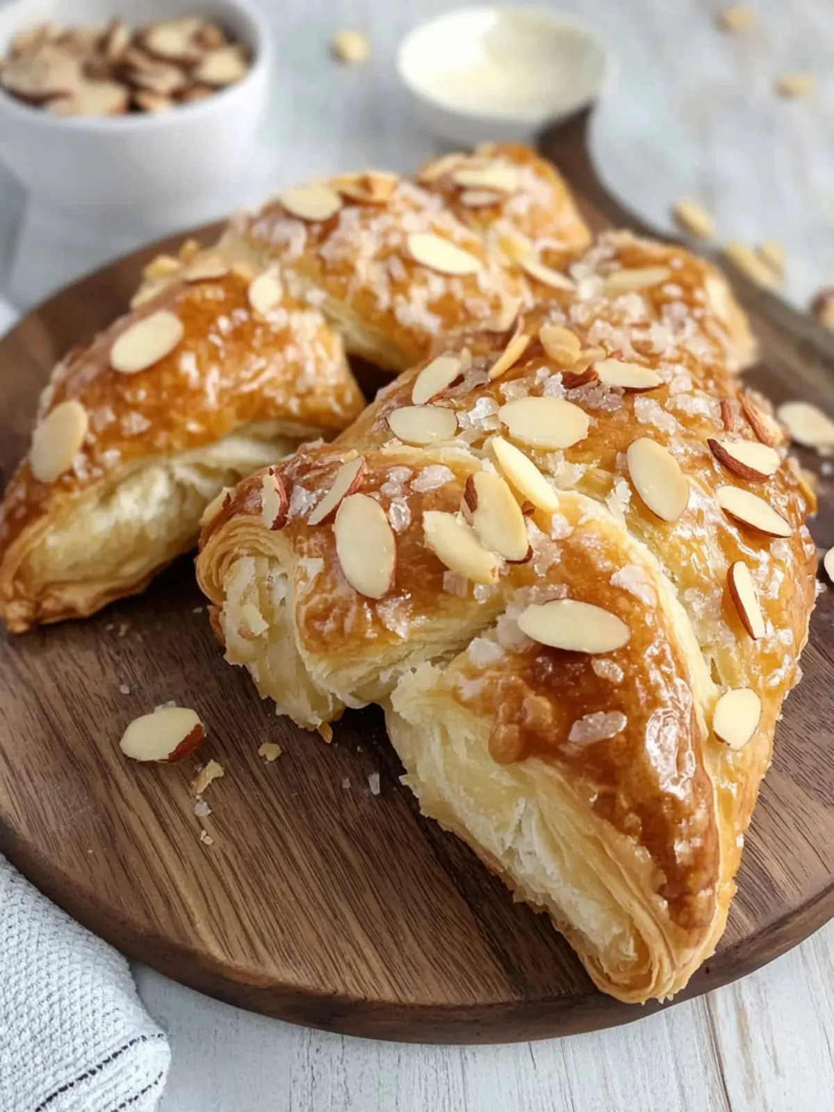 Irresistible Almond Bear Claw with Puff Pastry Magic 3 Almond Bear Claw with Puff Pastry