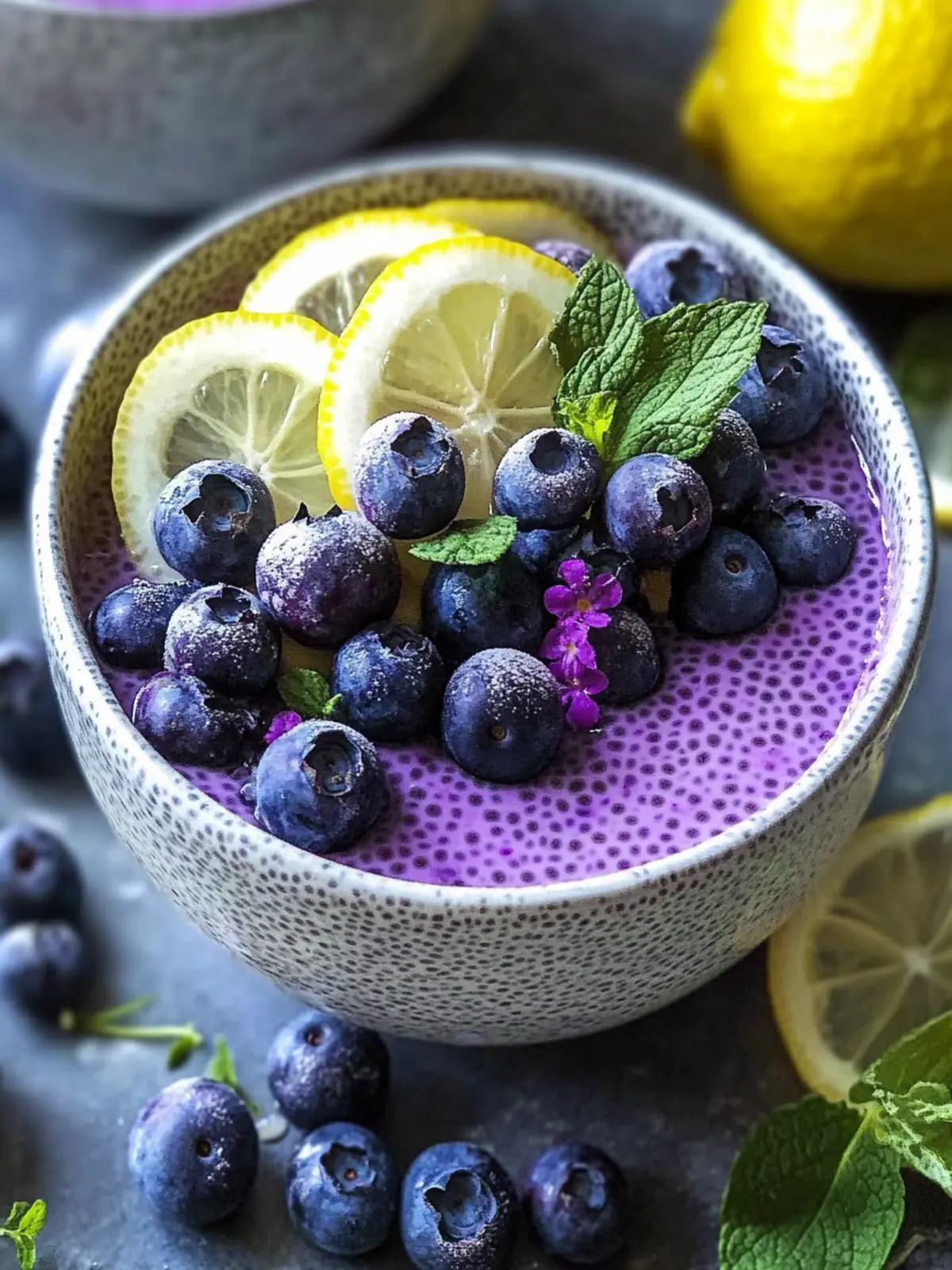 Delicious Lemon Blueberry Chia Pudding for a Refreshing Treat 5 Lemon Blueberry Chia Pudding
