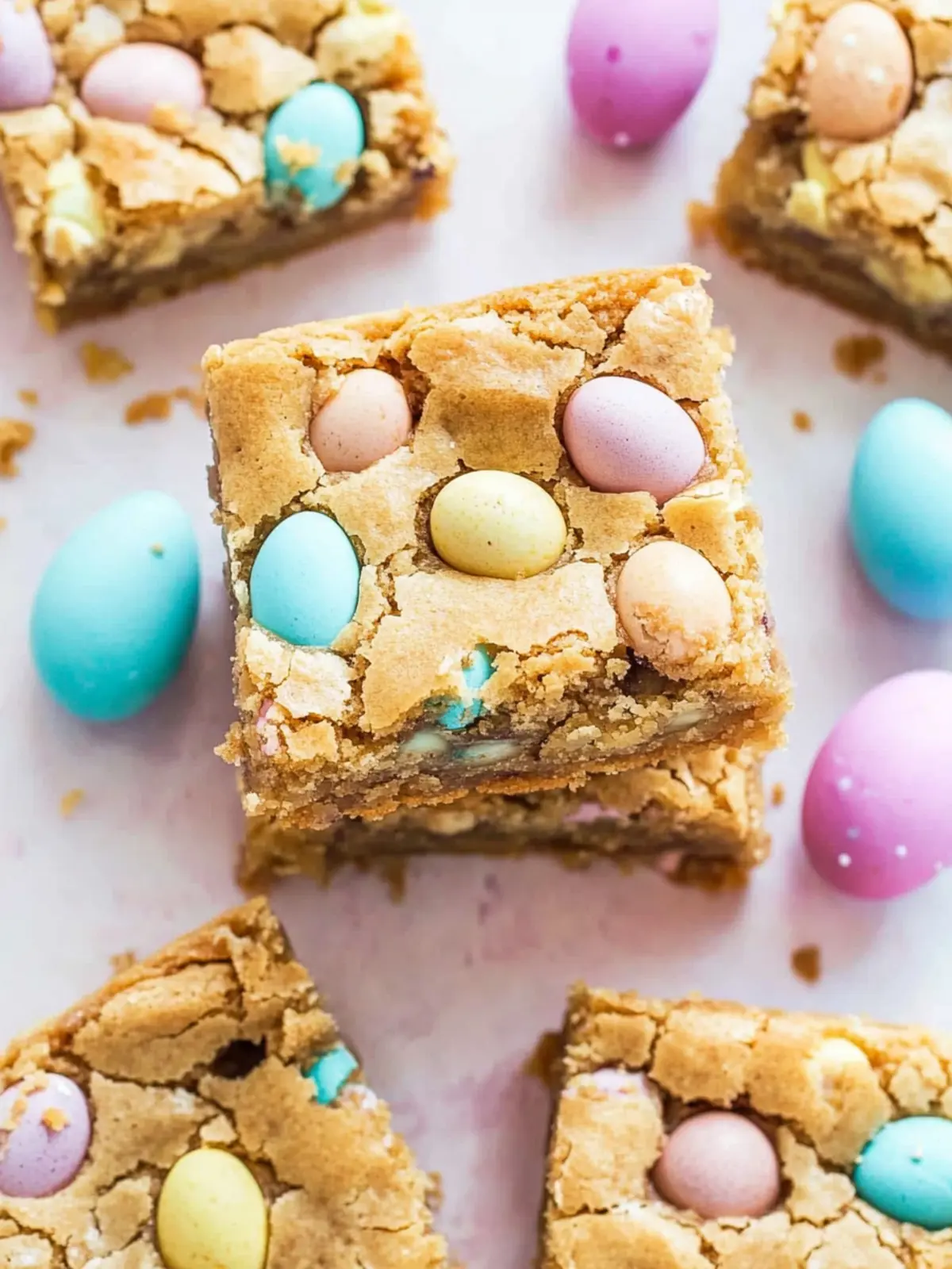 Melt-in-Your-Mouth Easter Egg Blondies for Sweet Celebrations 2 Easter Egg Blondies