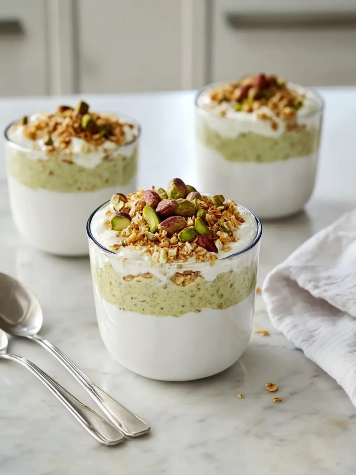 Creamy Pistachio Overnight Oats: Your Perfect Lazy Morning Boost 2 Creamy Pistachio Overnight Oats