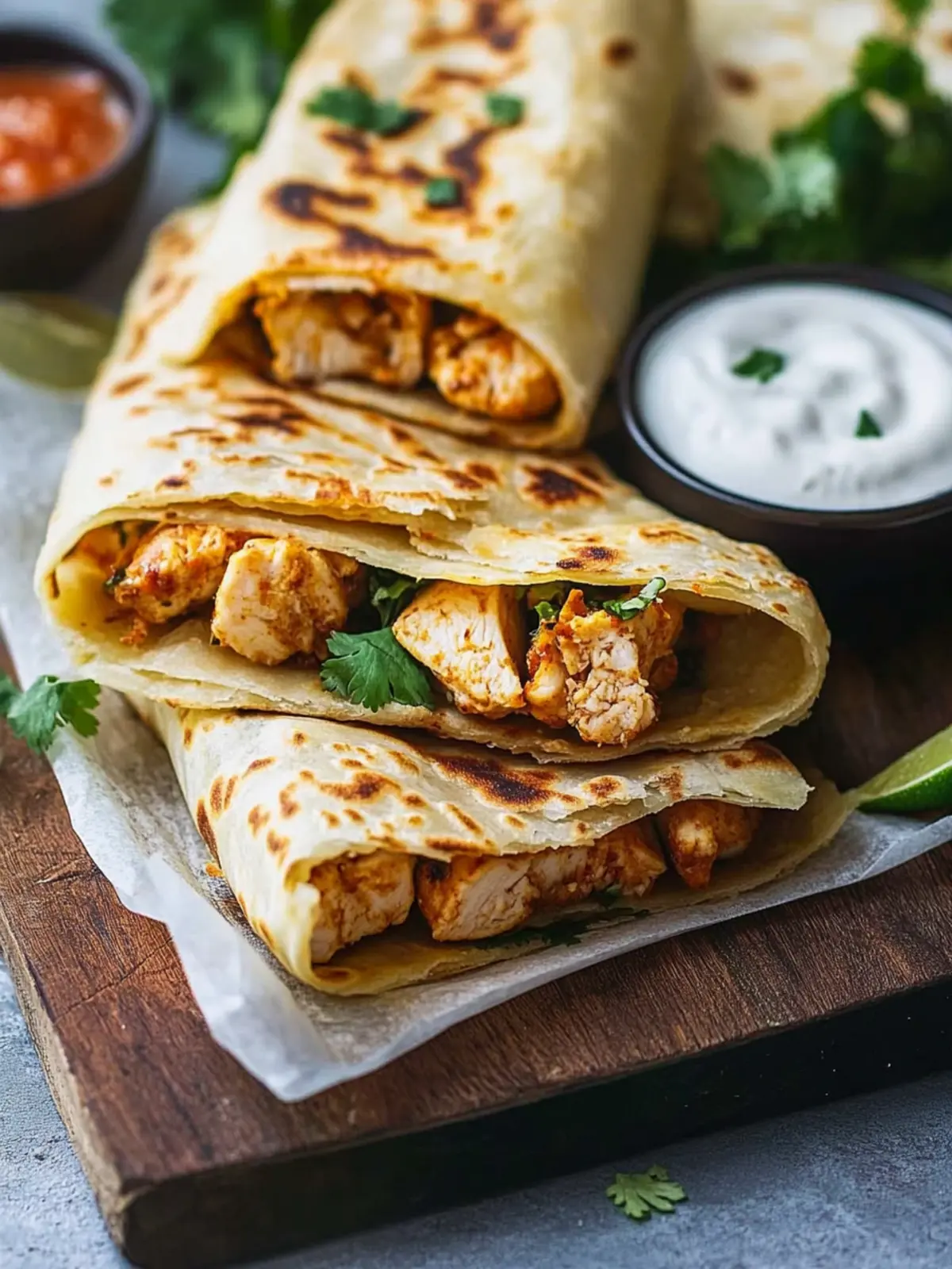 Savor the Flavor: Easy Chicken Paratha Rolls at Home 2 Chicken Paratha Rolls