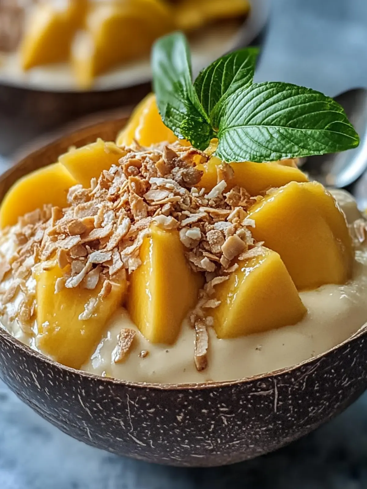 Vegan Mango Coconut Bowls for a Creamy Summer Escape 2 Vegan Mango Coconut Bowls