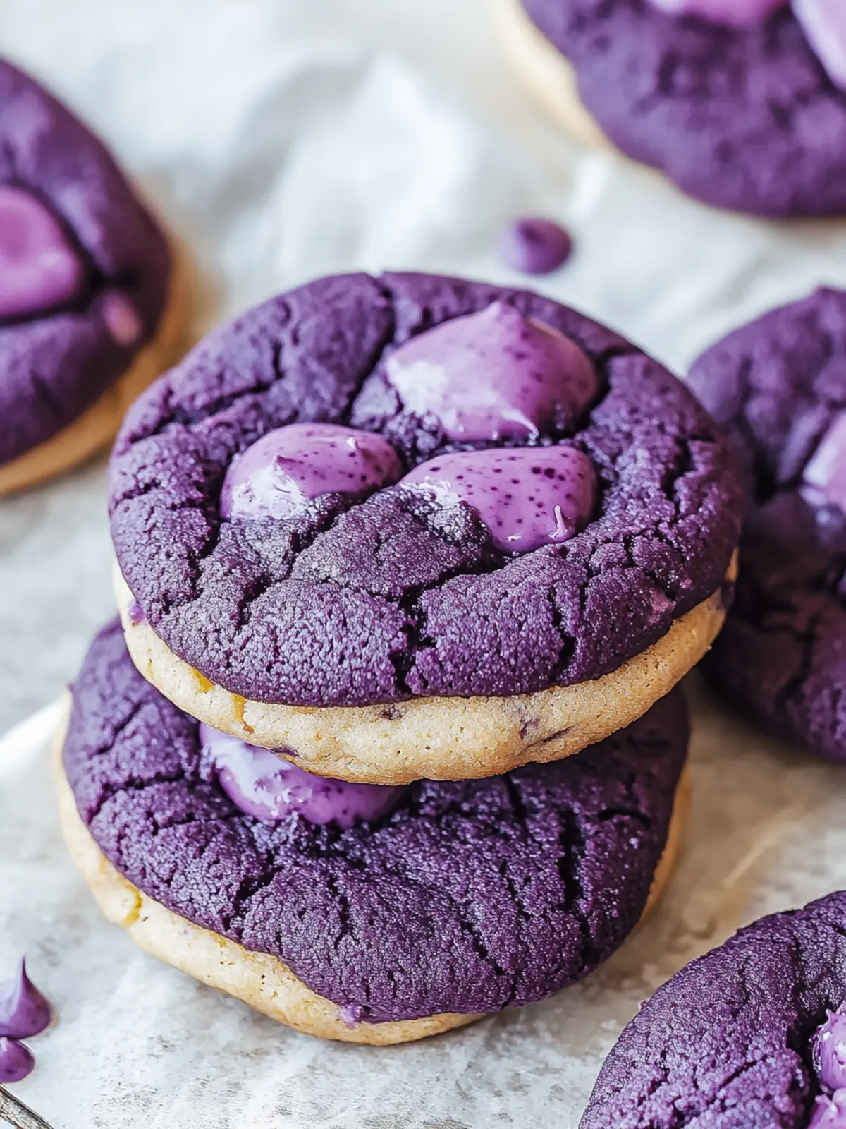Add a Twist to Your Treats with Chewy Ube Cookies 4 Chewy Ube Cookies