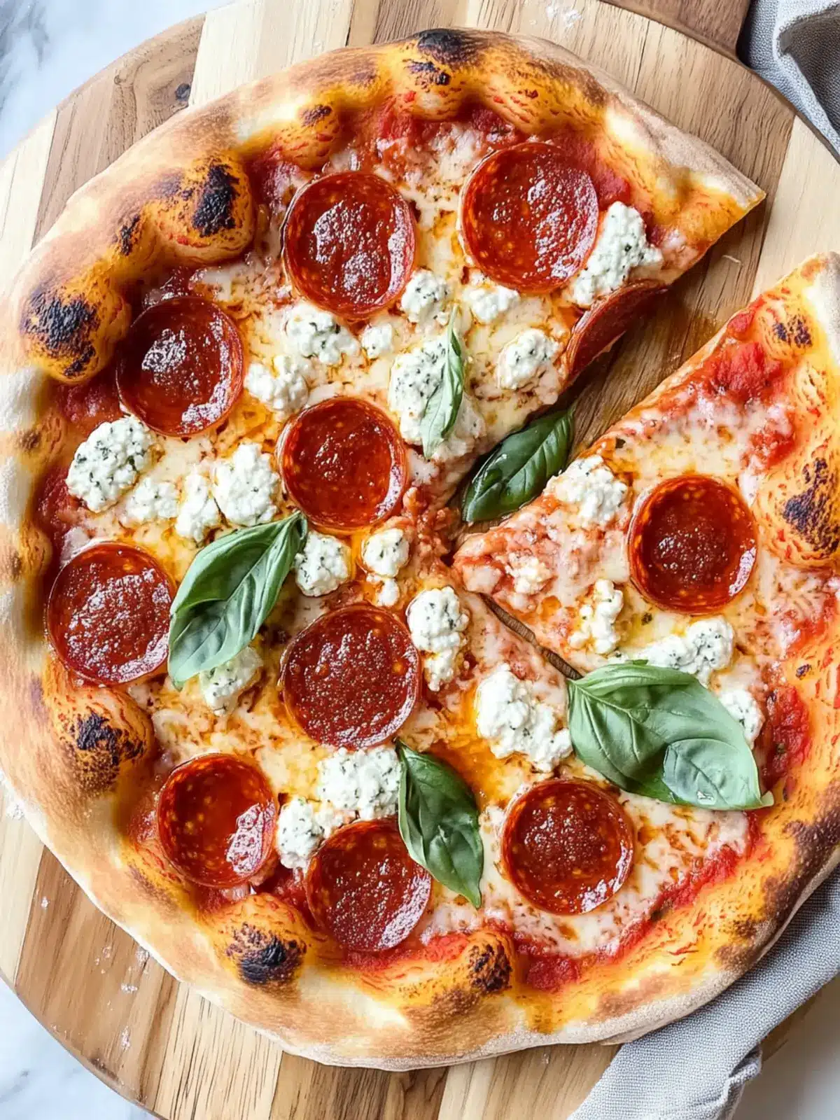 Savor the Ultimate Hot Honey Pepperoni Ricotta Pizza Delight 5 Hot Honey Pepperoni Ricotta Pizza