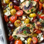 Delicious Sheet Pan Greek Chicken with Colorful Veggies 9 Sheet Pan Greek Chicken