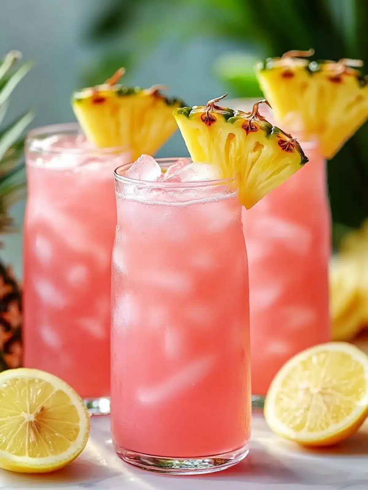 Refreshing Pineapple Pink Lemonade Drink for Summer Sips 5 Pineapple Pink Lemonade Drink
