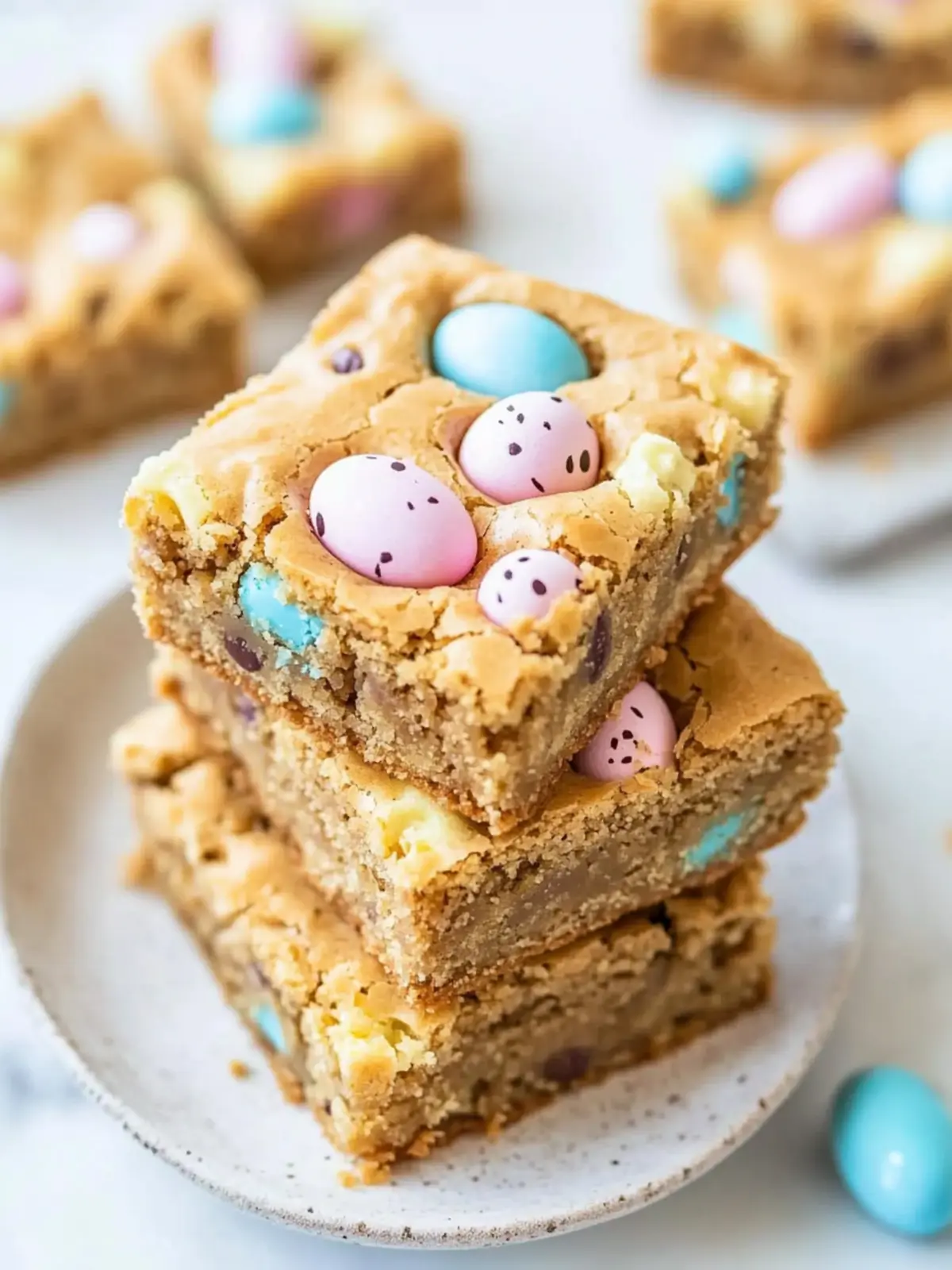 Melt-in-Your-Mouth Easter Egg Blondies for Sweet Celebrations 4 Easter Egg Blondies