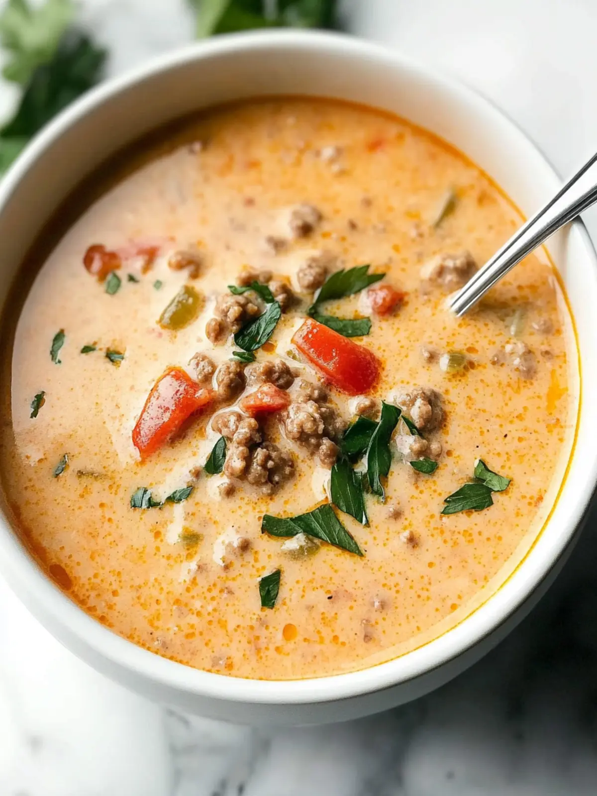 Creamy Keto Hamburger Rotel Soup That'll Warm Your Soul 5 Creamy Keto Hamburger Rotel Soup