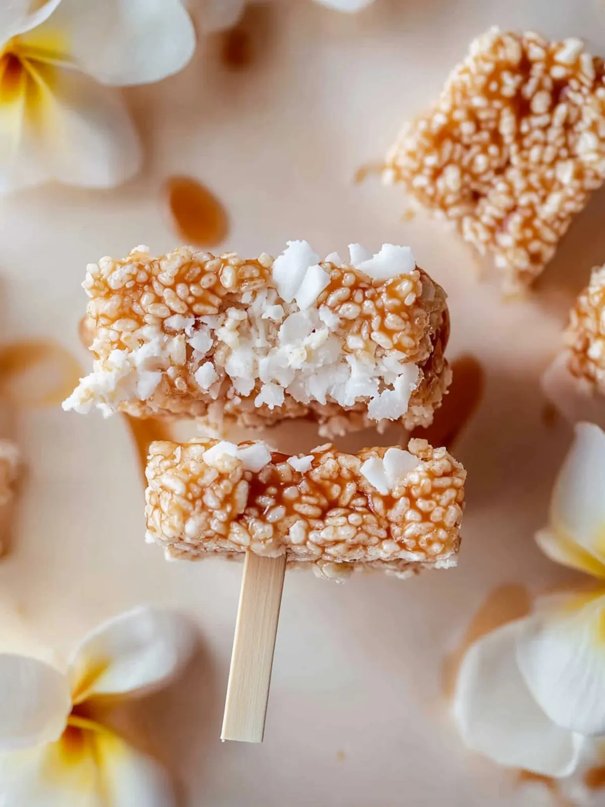 Coconut Caramel Rice Crispy Treats That Wow Every Bite 2 Coconut Caramel Rice Crispy Treat