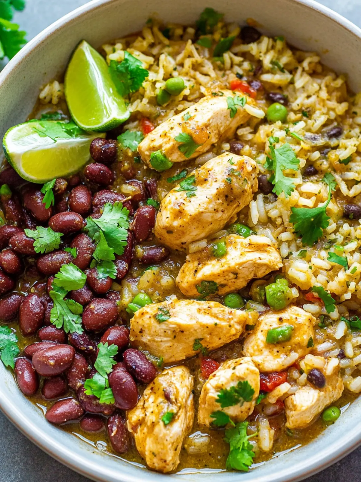 Quick & Zesty 15-Minute Salsa Verde Chicken, Rice, and Beans 5 15-Minute Salsa Verde Chicken, Rice, and Beans