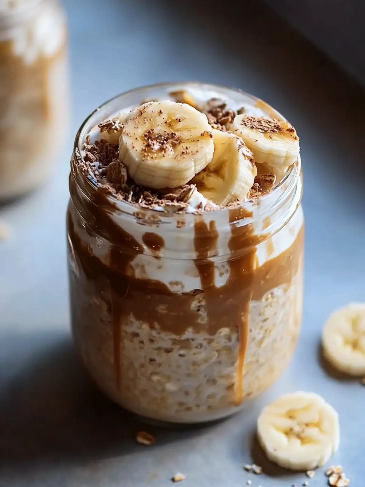 Delicious Banana & Biscoff Overnight Oats for Busy Mornings 2 BANANA & BISCOFF OVERNIGHT OATS