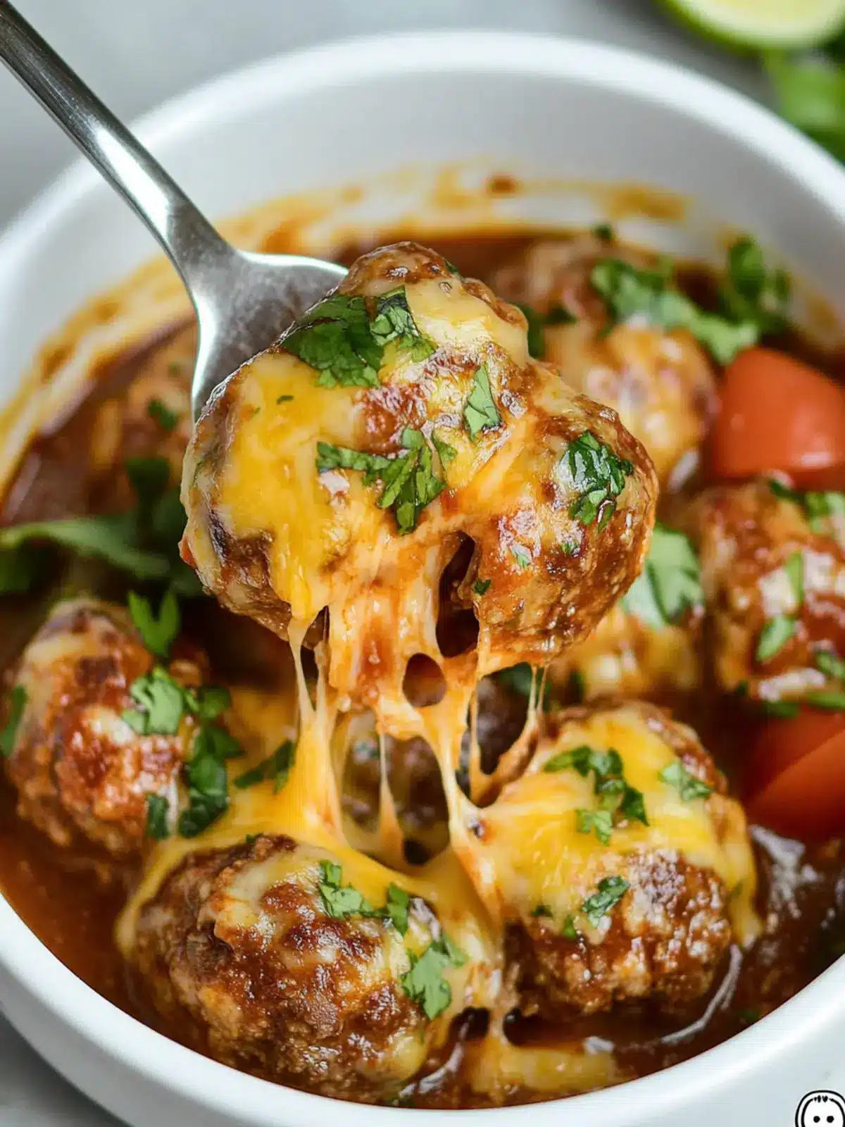 Sizzling Cheesy Mexican Meatballs For Ultimate Comfort Food 5 Cheesy Mexican Meatballs