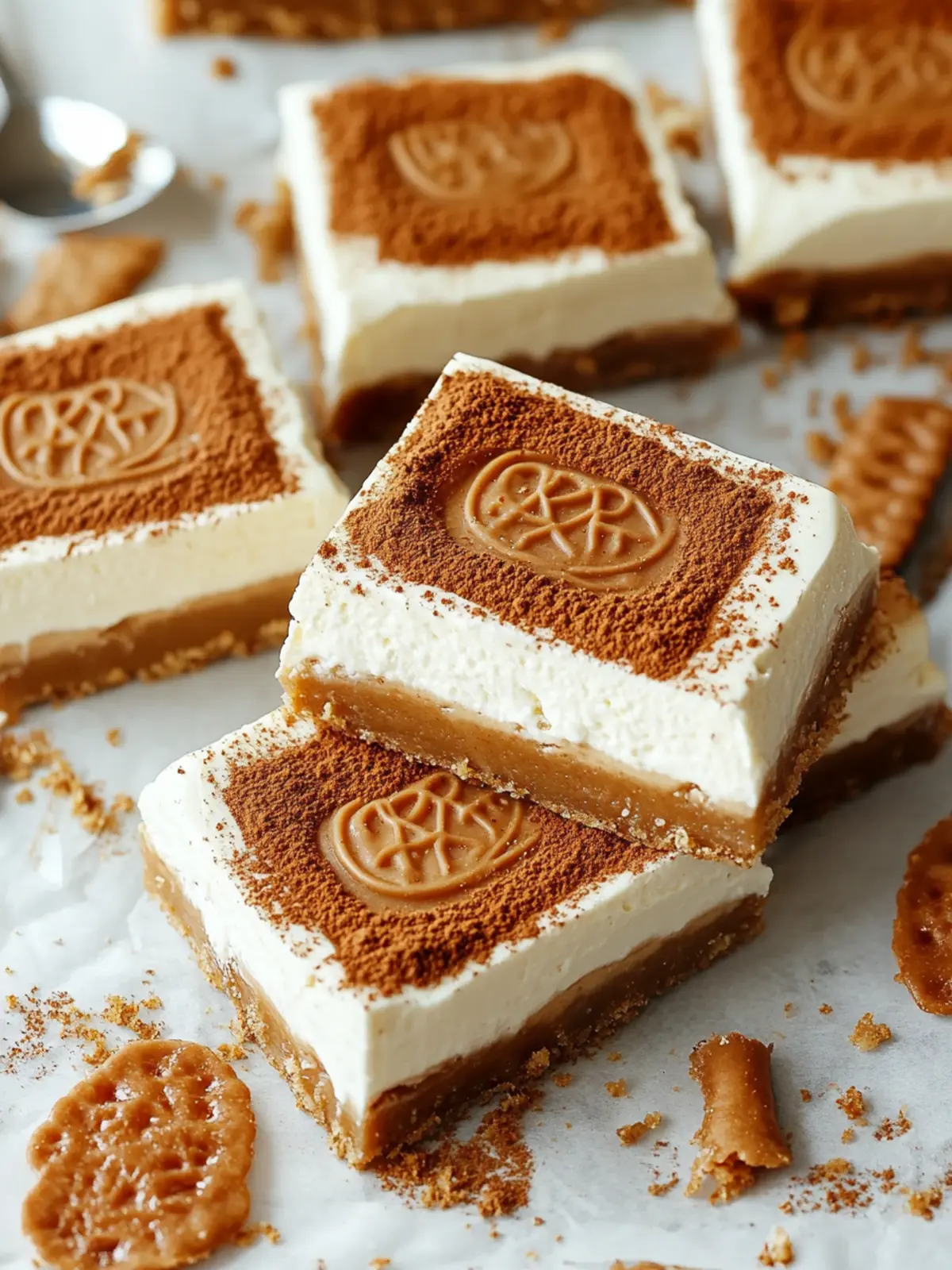 Decadent No-Bake Biscoff Cheesecake Bars You’ll Love 2 No-Bake Biscoff Cheesecake Bars