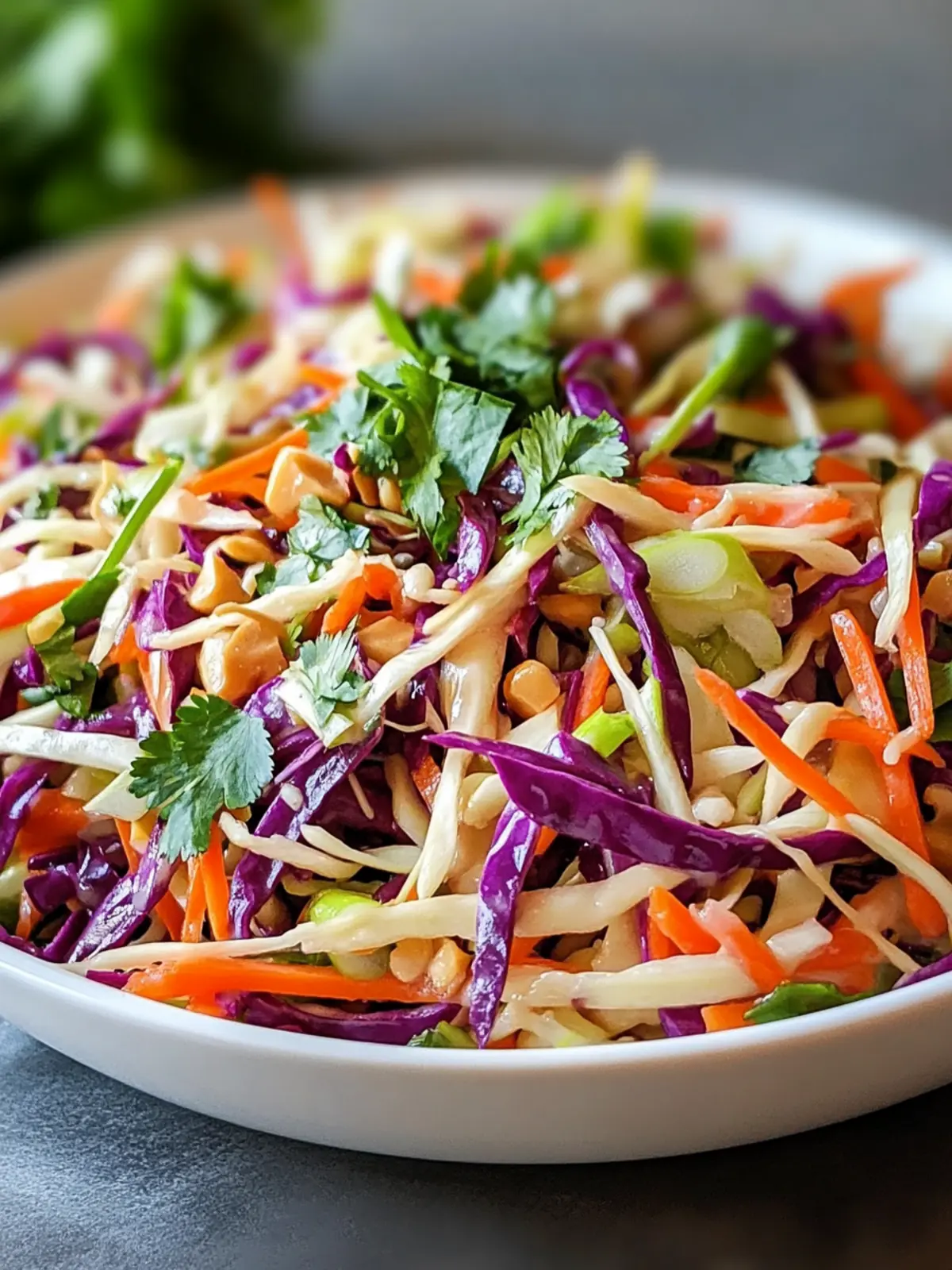 Zesty Easy Asian Slaw with Creamy Peanut Dressing Delight 3 Easy Asian Slaw with Peanut Dressing
