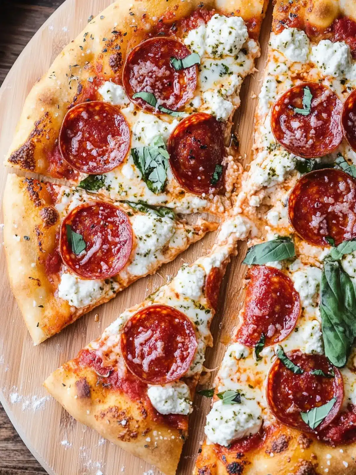 Savor the Ultimate Hot Honey Pepperoni Ricotta Pizza Delight 3 Hot Honey Pepperoni Ricotta Pizza