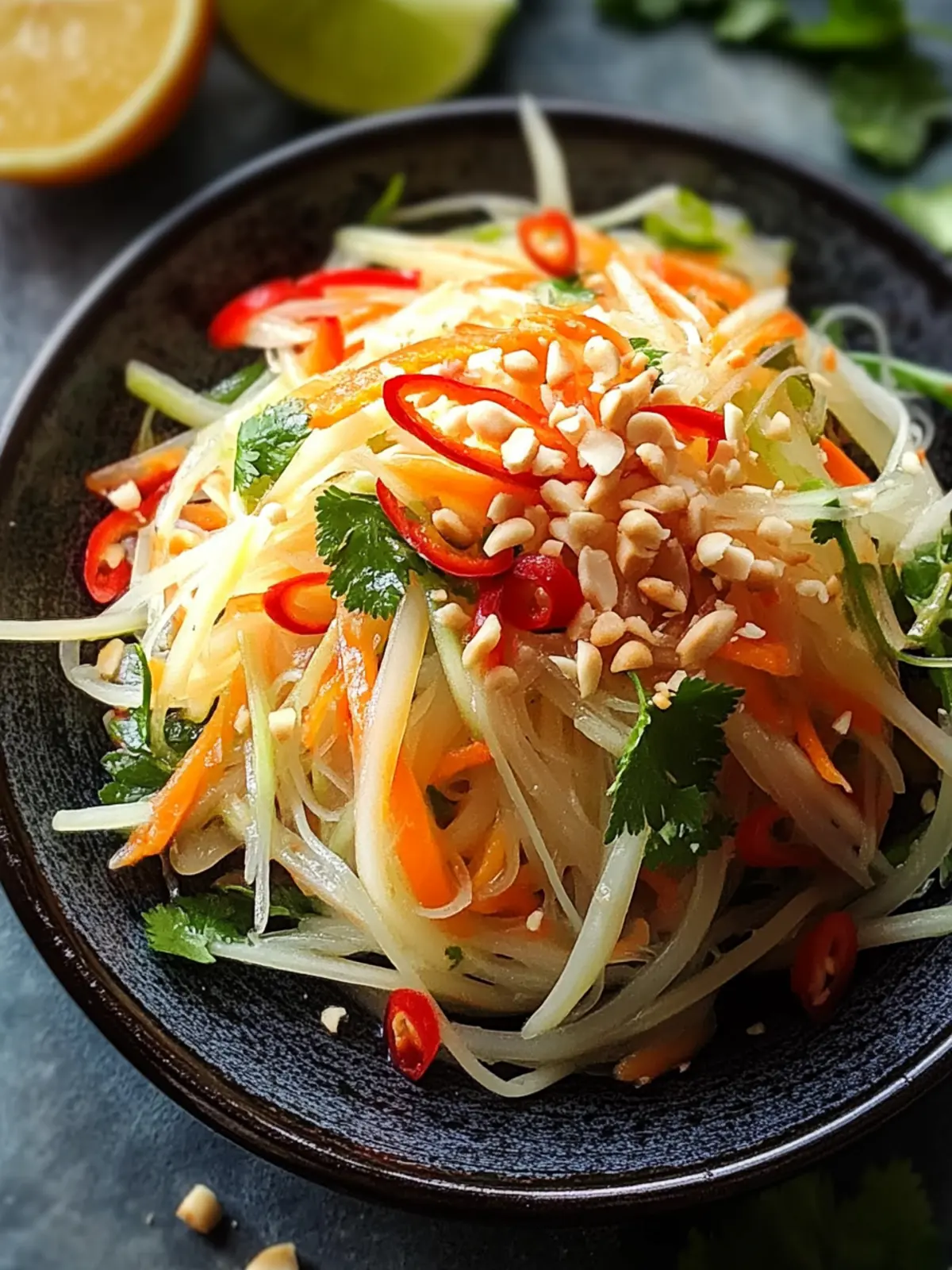 Vibrant Vietnamese Papaya Salad: Fresh Flavor in Every Bite 2 Vietnamese Papaya Salad