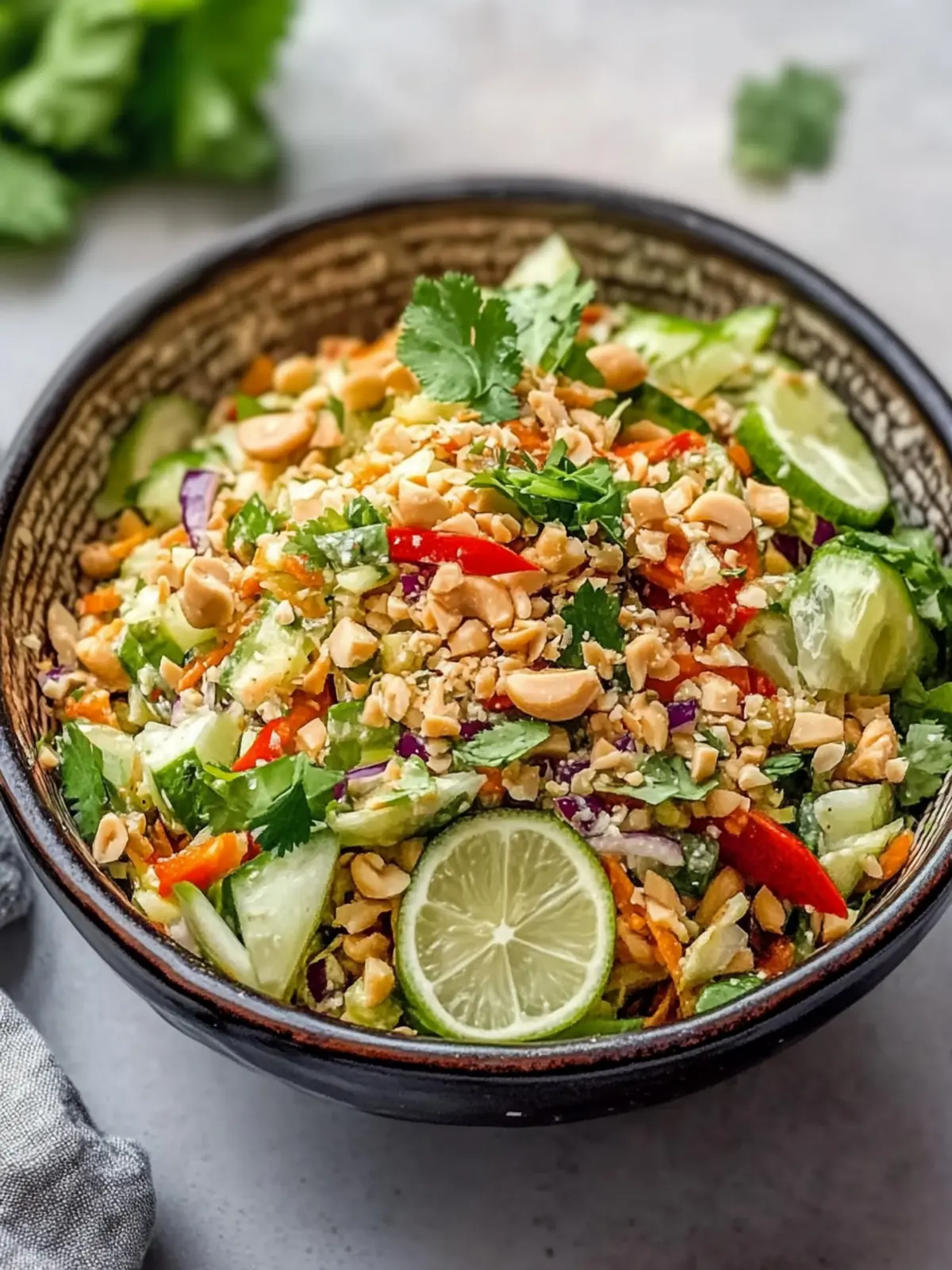 Zesty Thai Peanut Salad to Brighten Your Mealtime Magic 2 Thai Peanut Salad