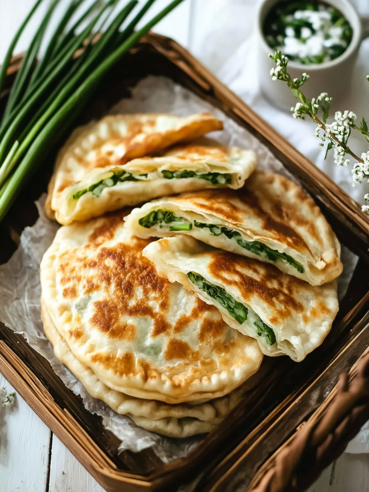 Old Fashioned Chinese Chive Pocket Recipe You'll Love to Make 4 Old Fashioned Chinese Chive Pocket Recipe (韭菜盒子)