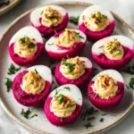 Beet Pickled Deviled Eggs for a Colorful Party Treat 8 Beet Pickled Deviled Eggs