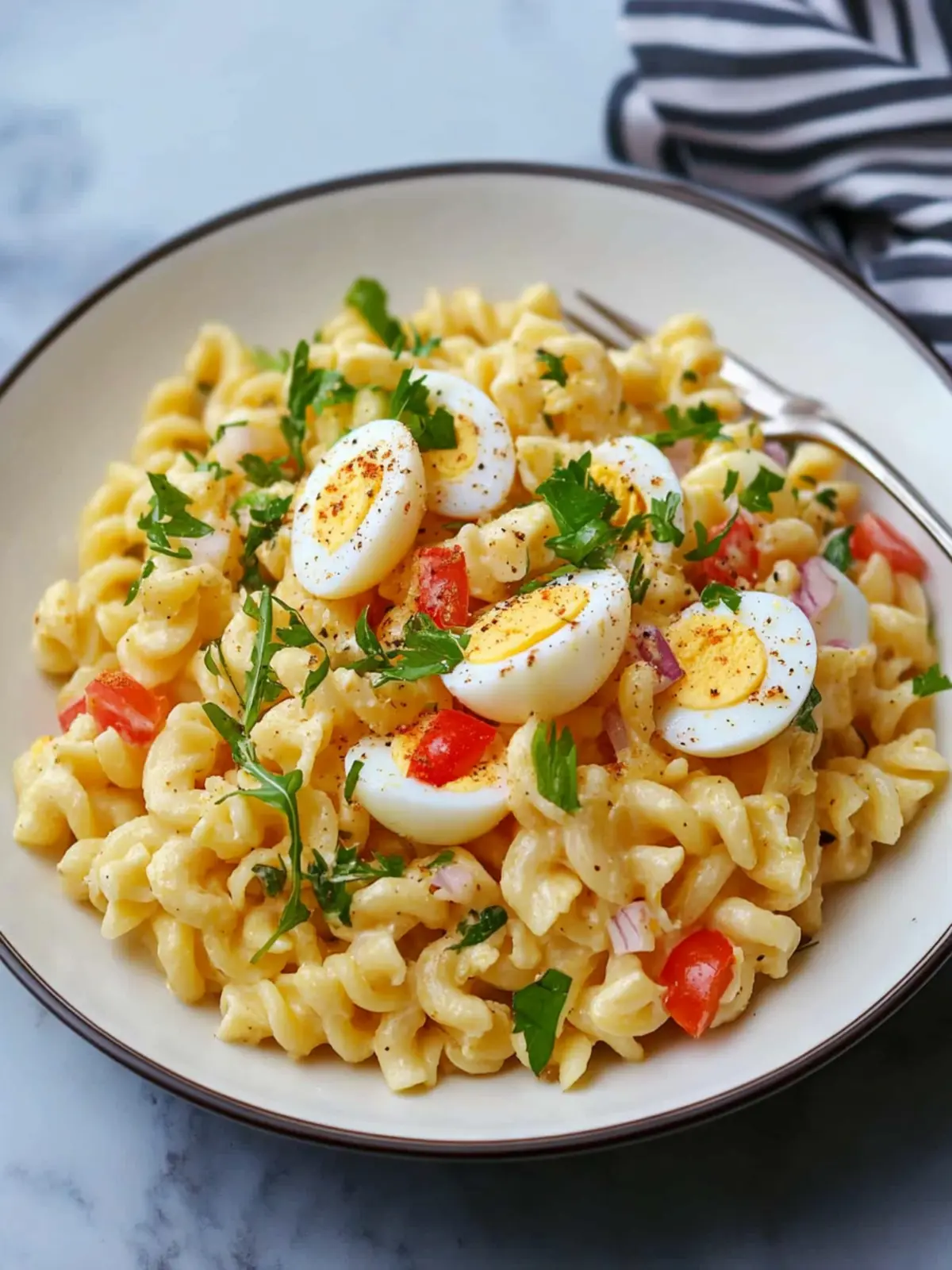 Deviled Egg Pasta Salad That Will Wow Your Taste Buds 2 Deviled Egg Pasta Salad
