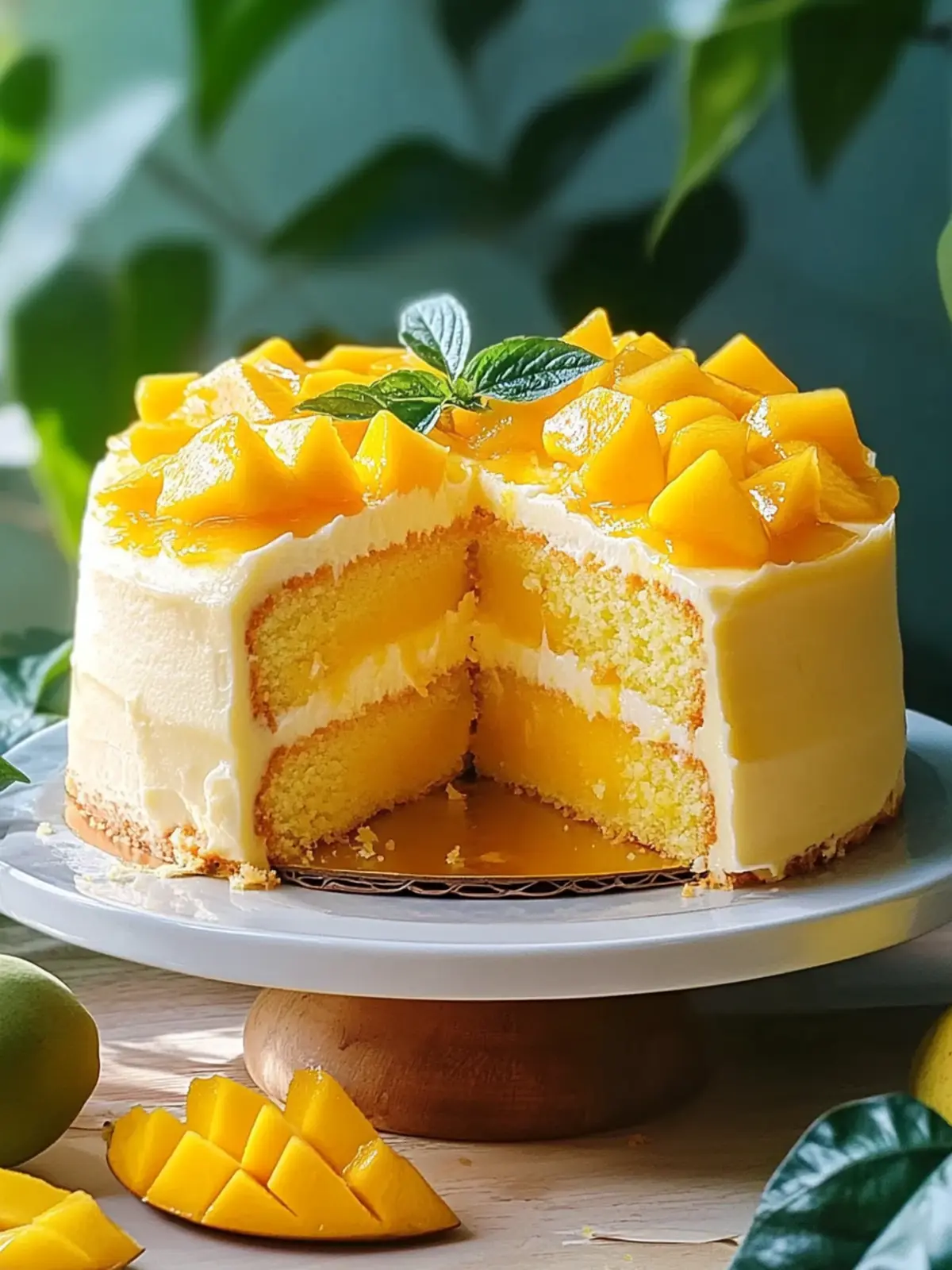 Irresistible Mango Cake That Will Brighten Your Day 2 Irresistible Mango Cake