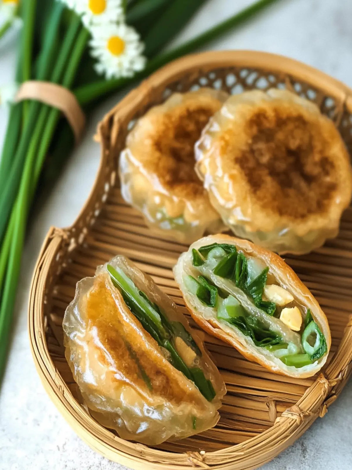 Old Fashioned Chinese Chive Pocket Recipe You'll Love to Make 2 Old Fashioned Chinese Chive Pocket Recipe (韭菜盒子)