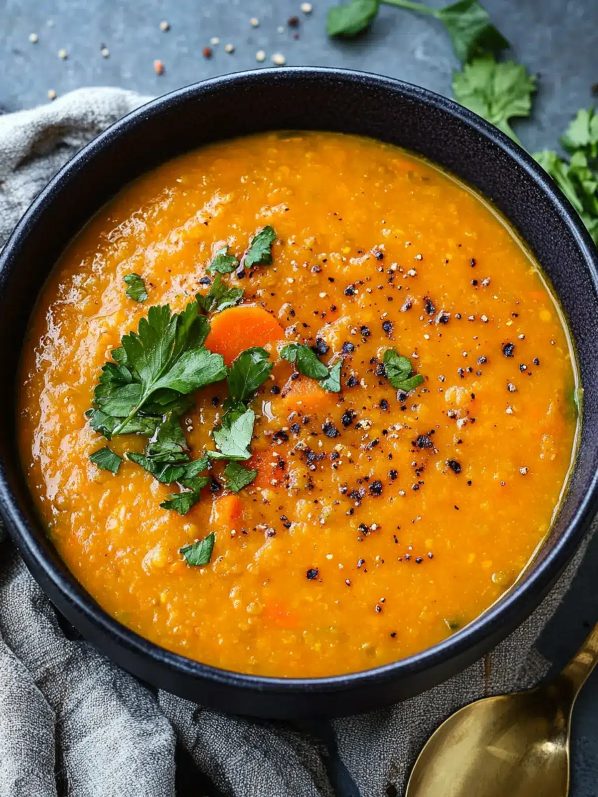 Cozy Up with Spiced Carrot and Lentil Soup Delight 5 Spiced Carrot and Lentil Soup
