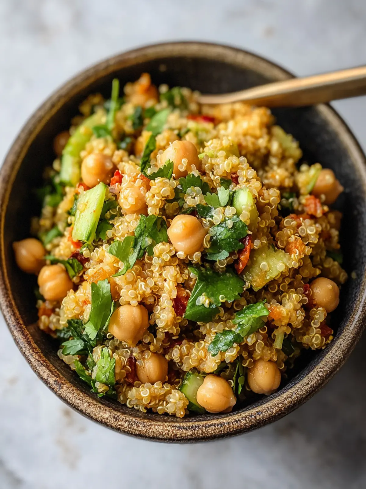 Delicious Curried Chickpea Quinoa Salad Ready in 30 Minutes 4 Curried Chickpea Quinoa Salad
