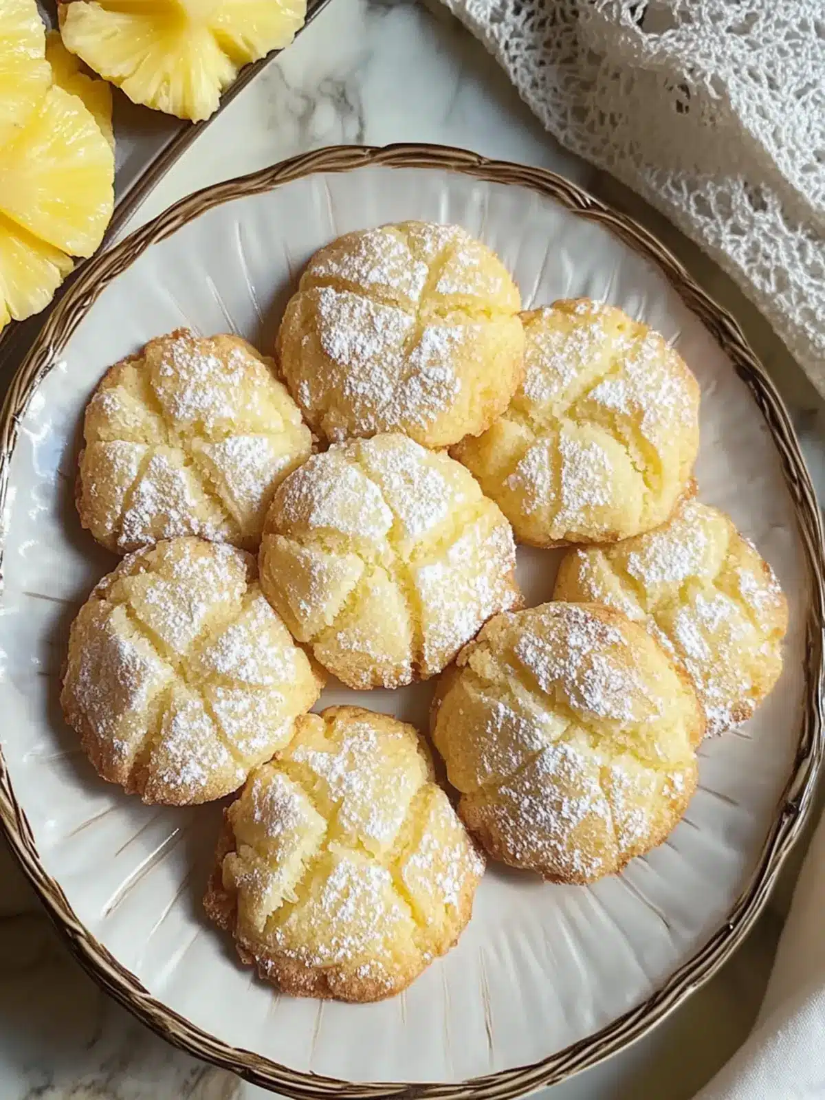 Delicious Pineapple Bun Cookies to Brighten Your Day 3 Pineapple Bun Cookies